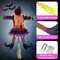 SancheZ; Crashing Witch into Tree Halloween Decorations with Led Light; Category:Statues; Image:4